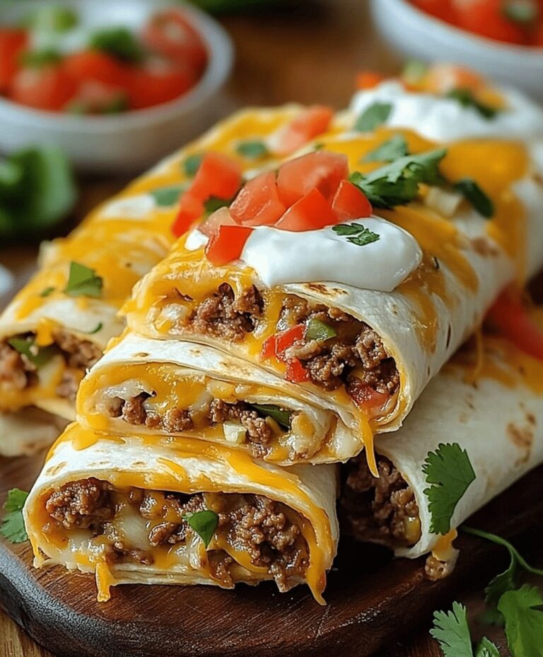 Loaded Easy Beef Burrito Recipe