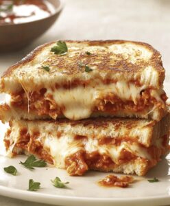Lazy Chicken Parmesan Grilled Cheese Recipe