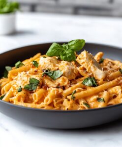 Creamy Chicken Mozzarella Pasta Recipe