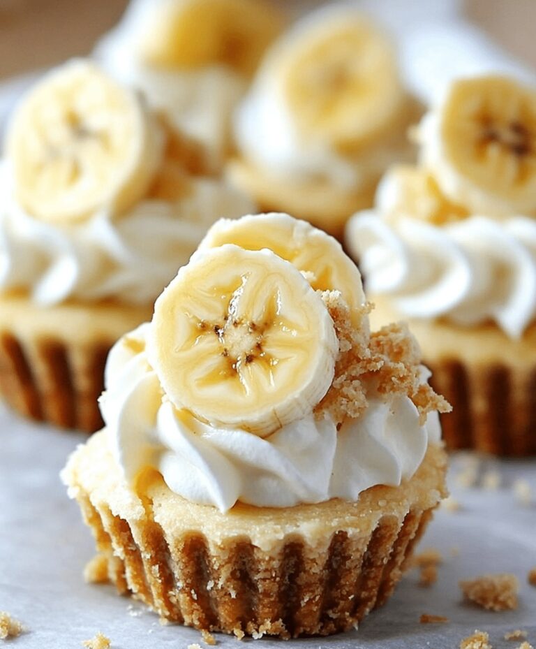 Quick and Delicious No-bake Mini Banana Cream Pies Recipe