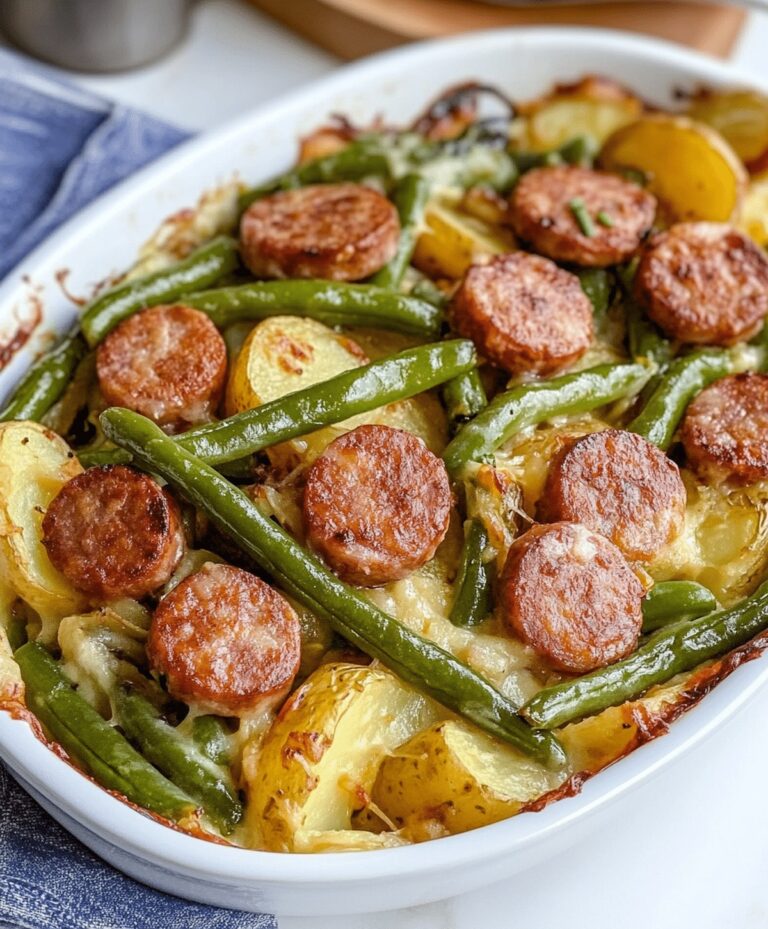 Sausage Green Bean Potato Casserole Recipe
