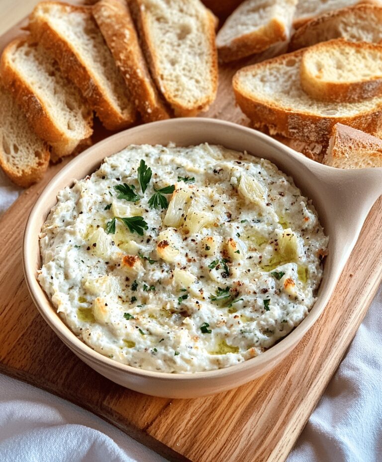 Creamy Garlic Bread Dip Recipe