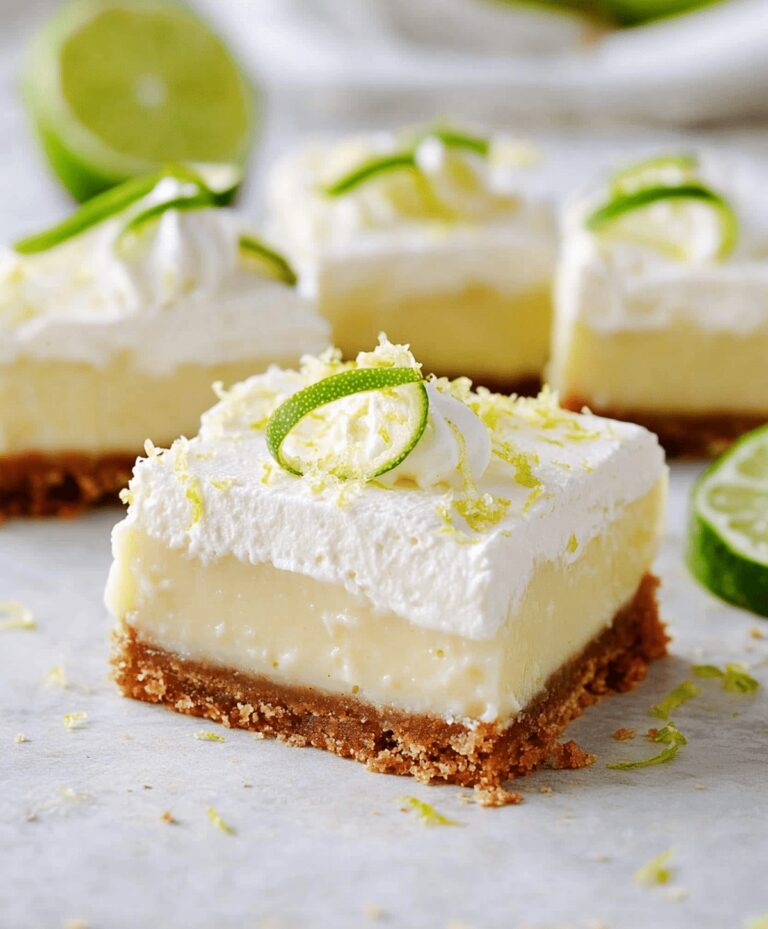 Refreshing Key Lime Pie Bars Recipe