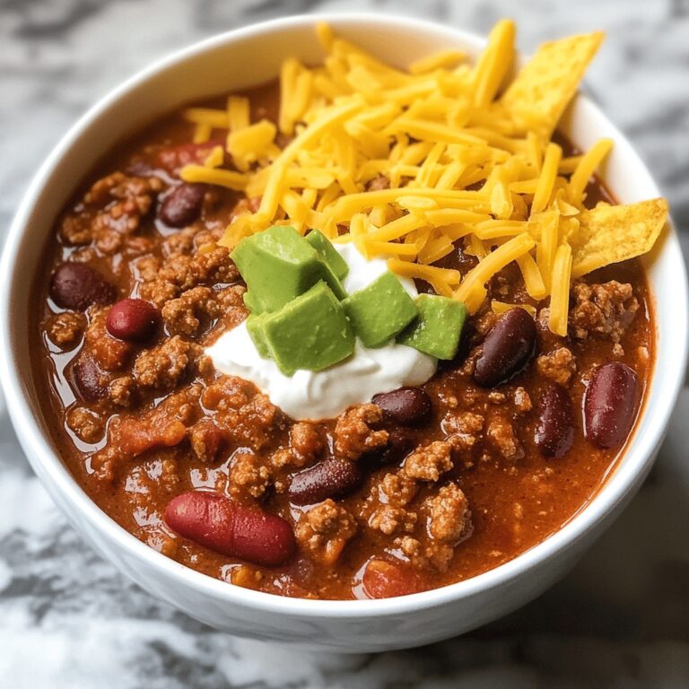 Easy Homemade Chili Recipe