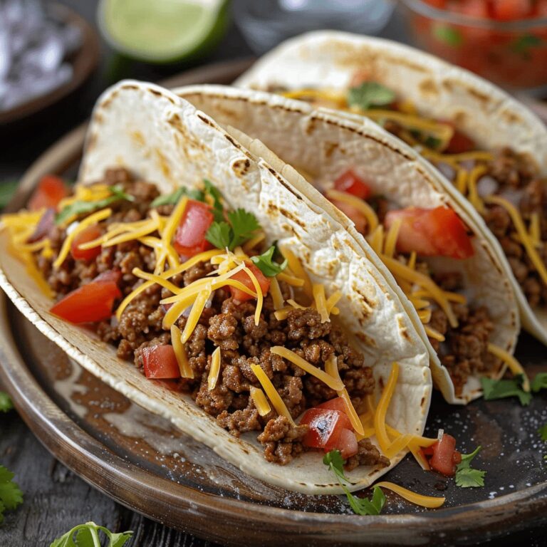 Easy Ground Beef Tacos Recipe