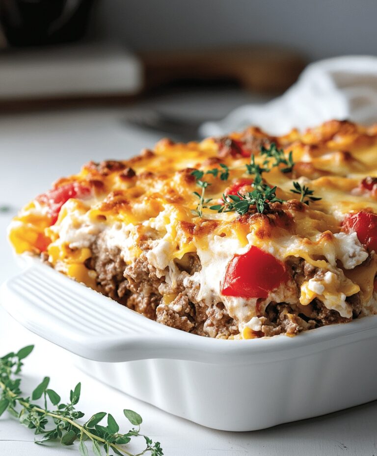 Beef Lombardi Casserole Recipe