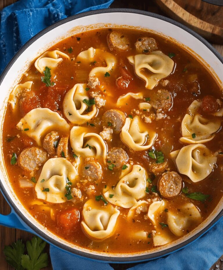 The Best Sausage Tortellini Soup Recipe