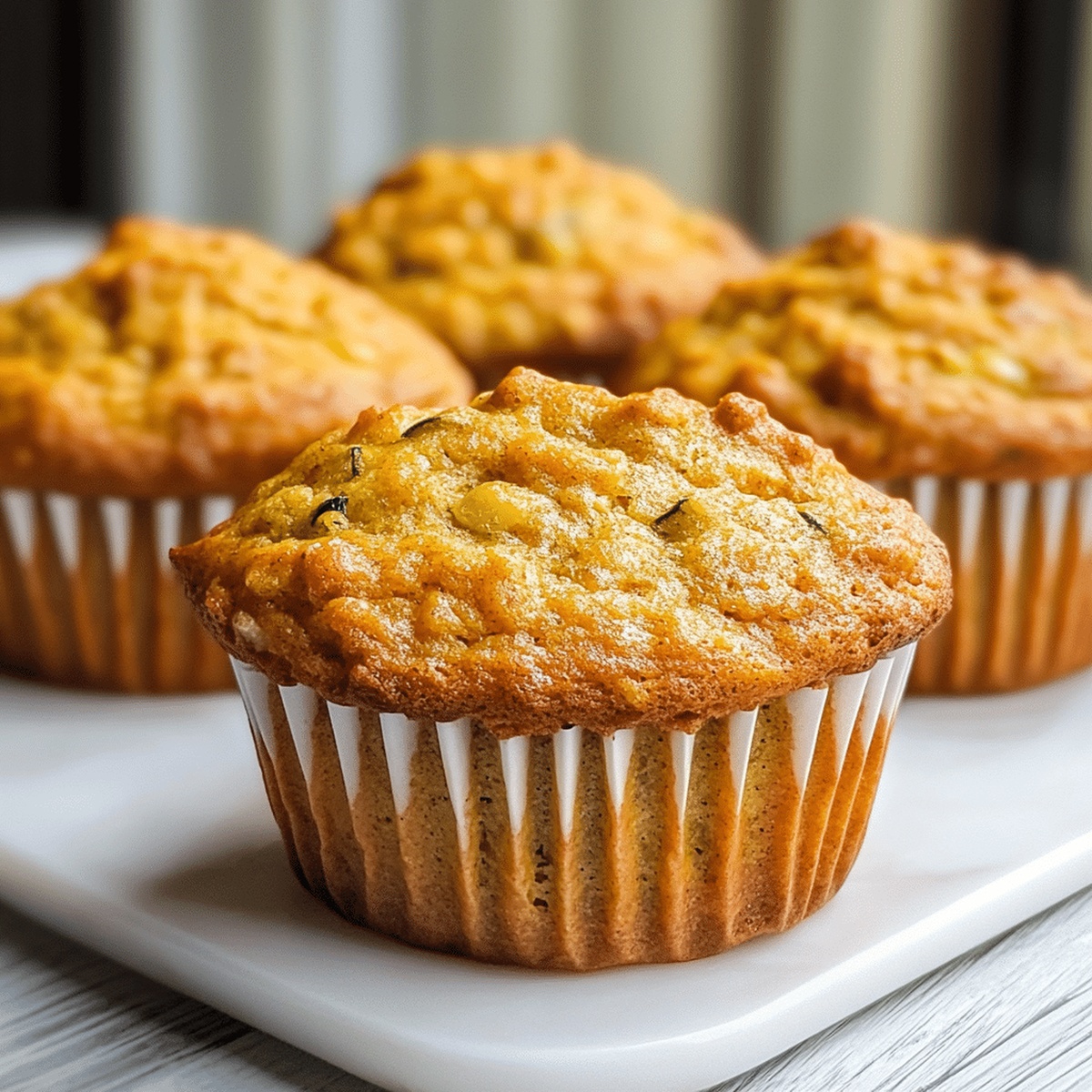 Moist Pumpkin Zucchini Muffins Recipe