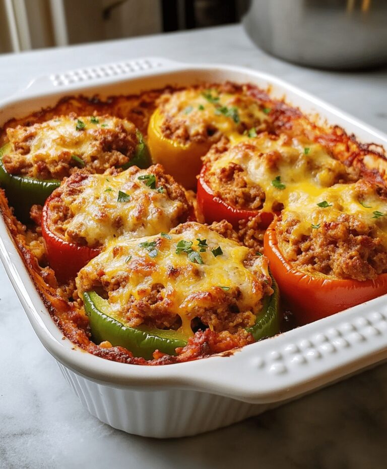 Hearty Pioneer Woman Stuffed Pepper Casserole Recipe