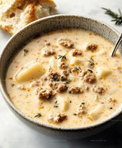 Creamy Italian Sausage Soup Recipe