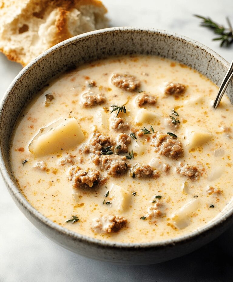 Creamy Italian Sausage Soup Recipe