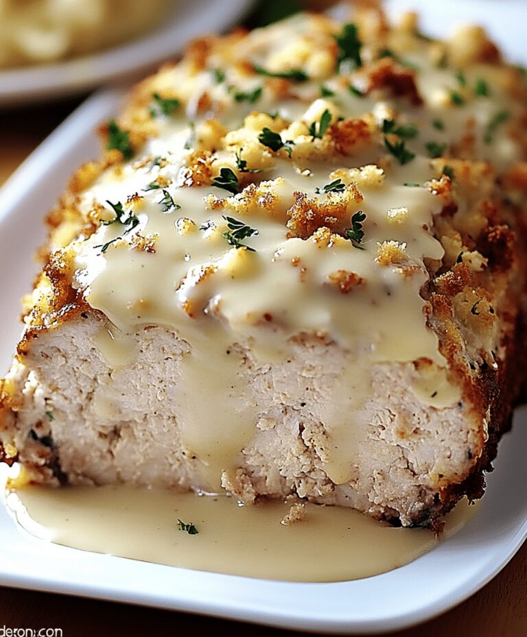 Incredible Chicken Cordon Bleu Meatloaf Recipe