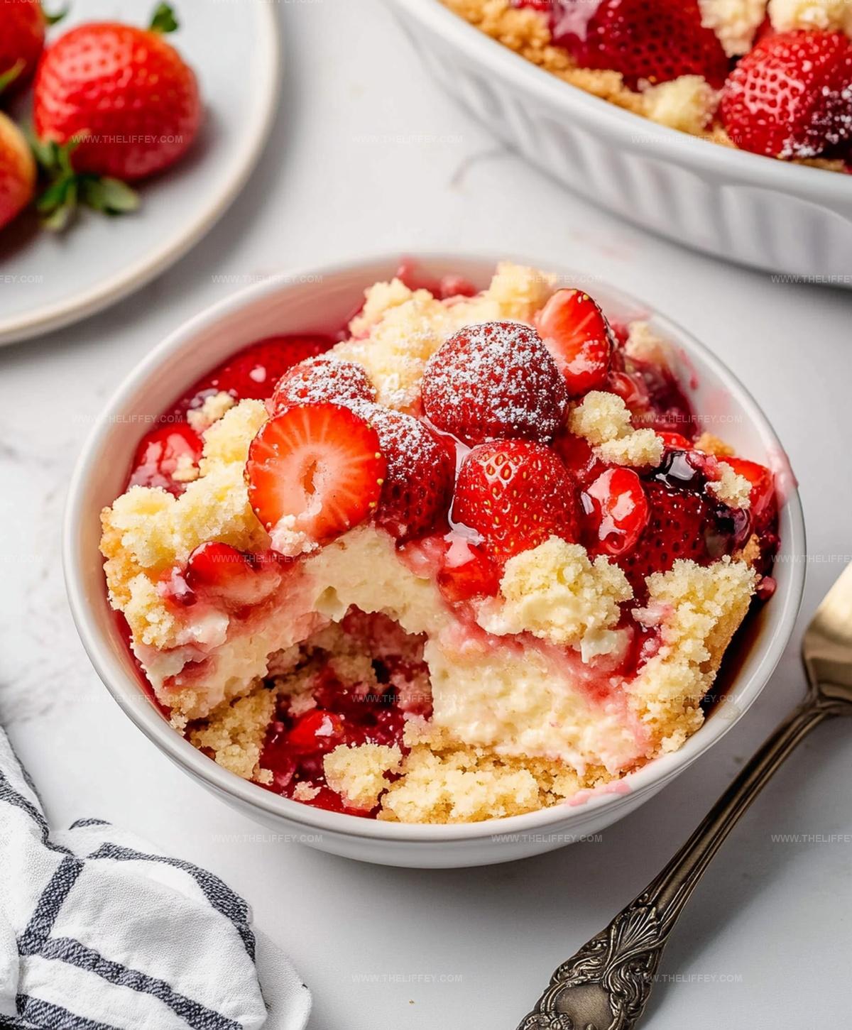 Strawberry Cheesecake Dump Cake Recipe