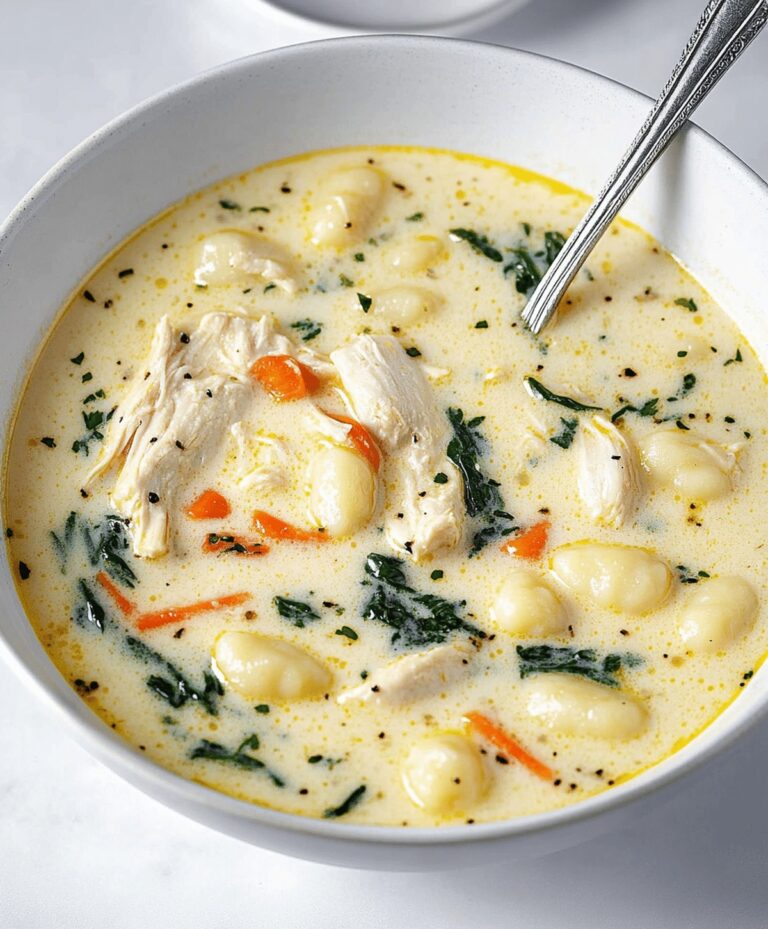 Quick Homemade Chicken Gnocchi Soup Recipe
