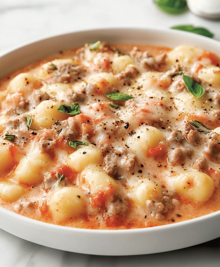 Easy Ground Beef Gnocchi Recipe