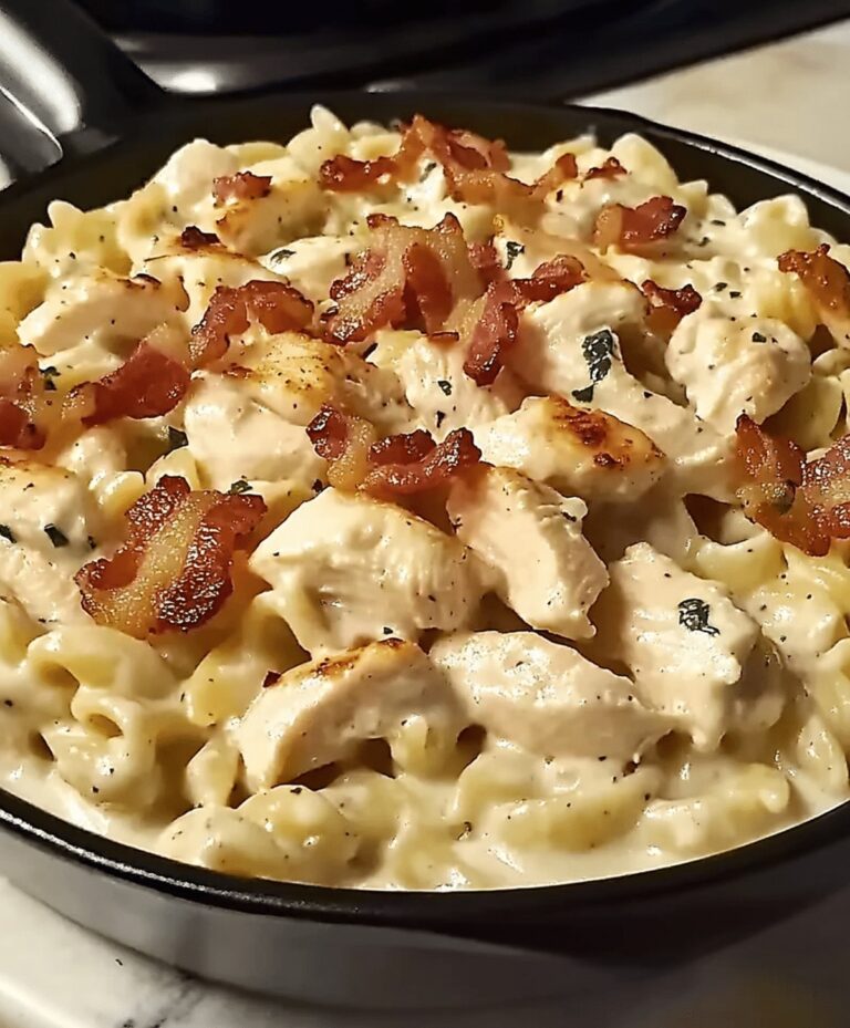 Creamy Chicken Bacon Ranch Pasta Recipe
