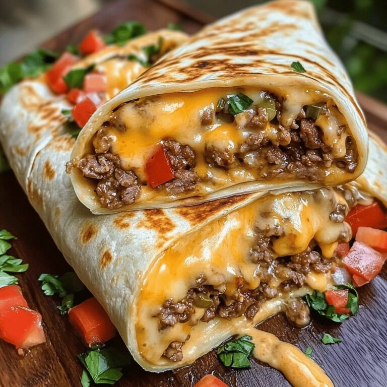 Loaded Nacho Cheese Beef Wrap Recipe