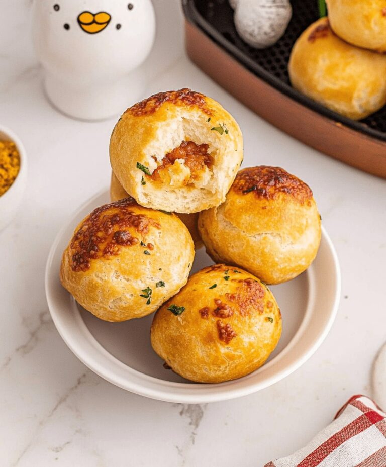 Air Fryer Pizza Bombs Recipe