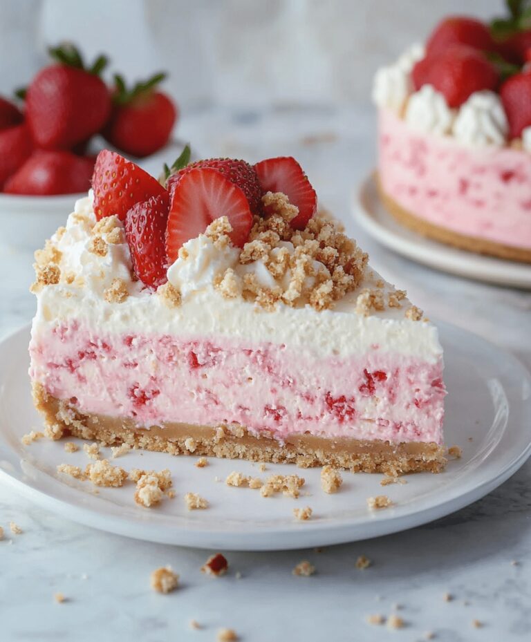 Strawberry Crunch Cheesecake Recipe