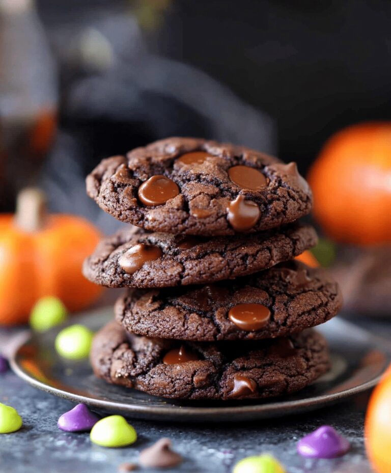 Spooky Halloween Chocolate Cookies Recipe