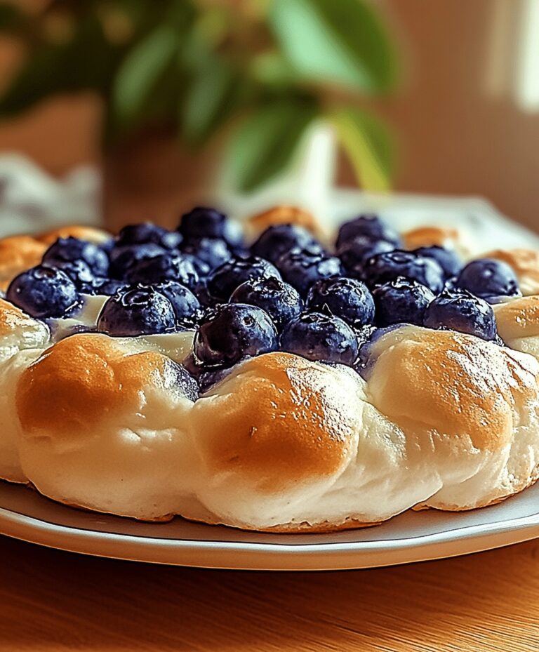 Quick Blueberry Cottage Cheese Cloud Bread Recipe