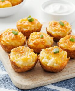 Cheesy Mashed Potato Puffs Recipe