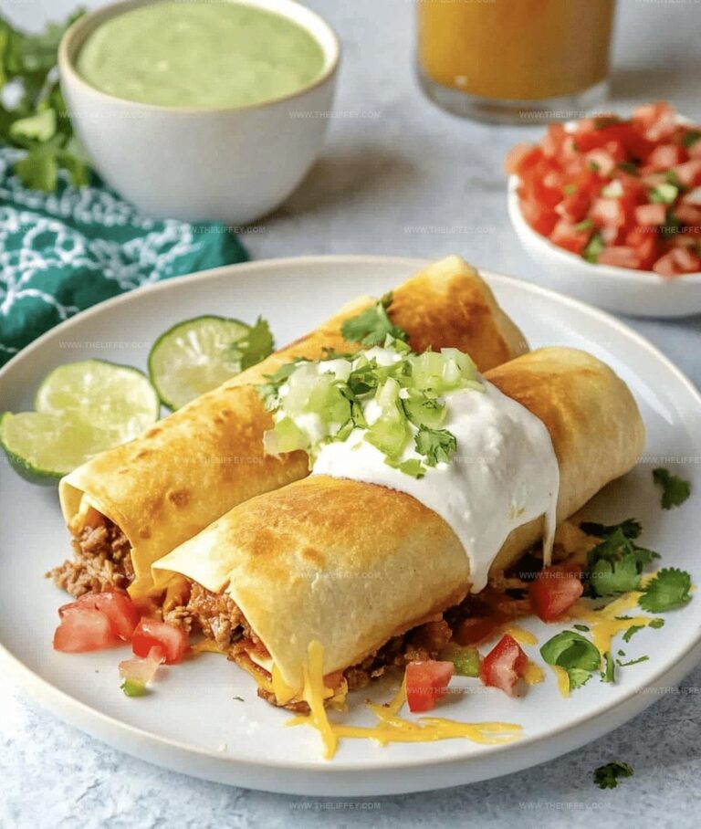Beef And Cheese Chimichangas Recipe