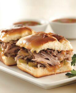 Easy French Dip Sliders Recipe