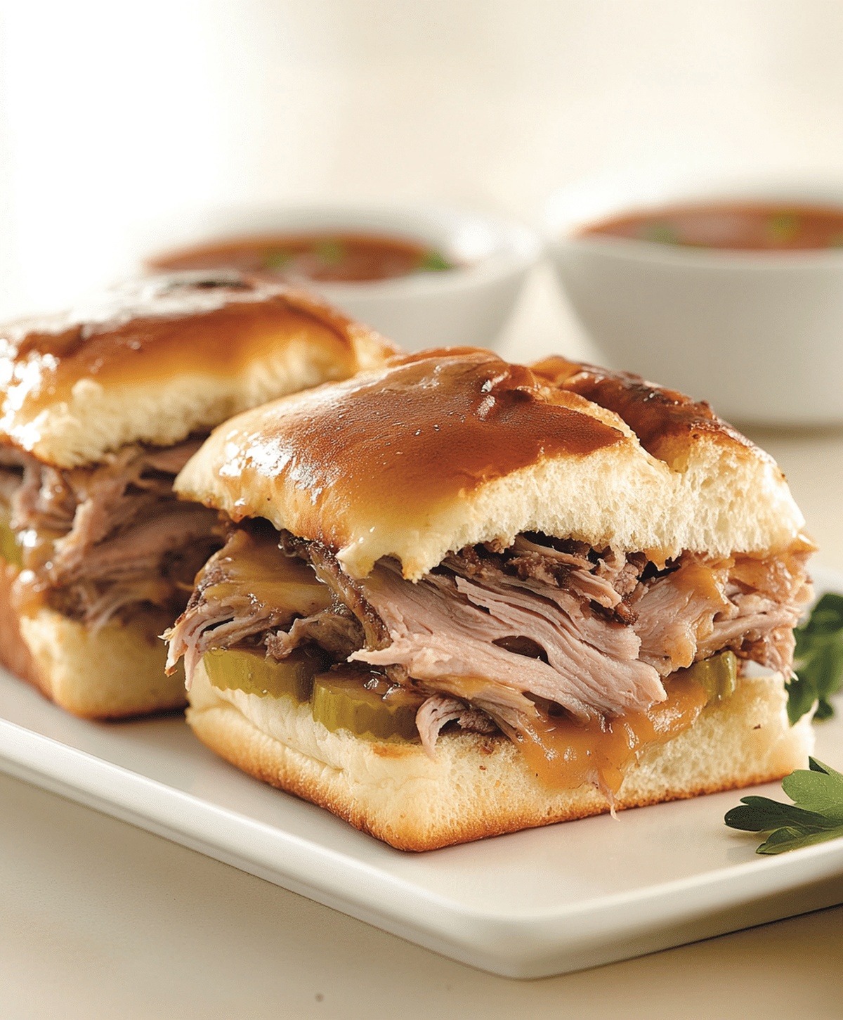 Easy French Dip Sliders Recipe