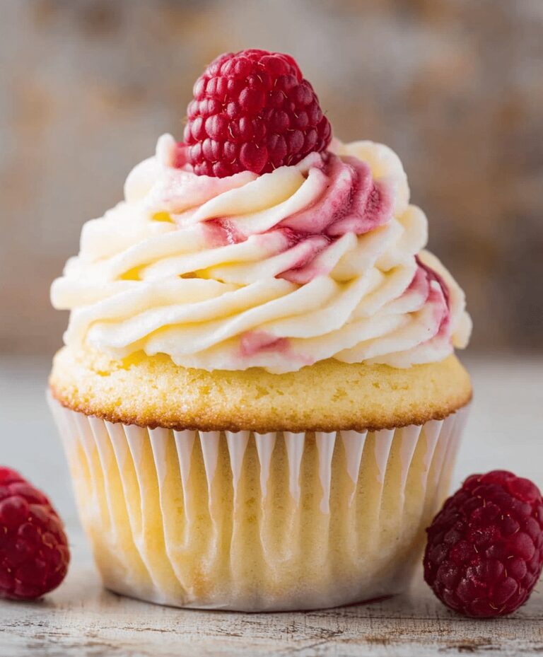 Raspberry Lemon Heaven Cupcakes Recipe