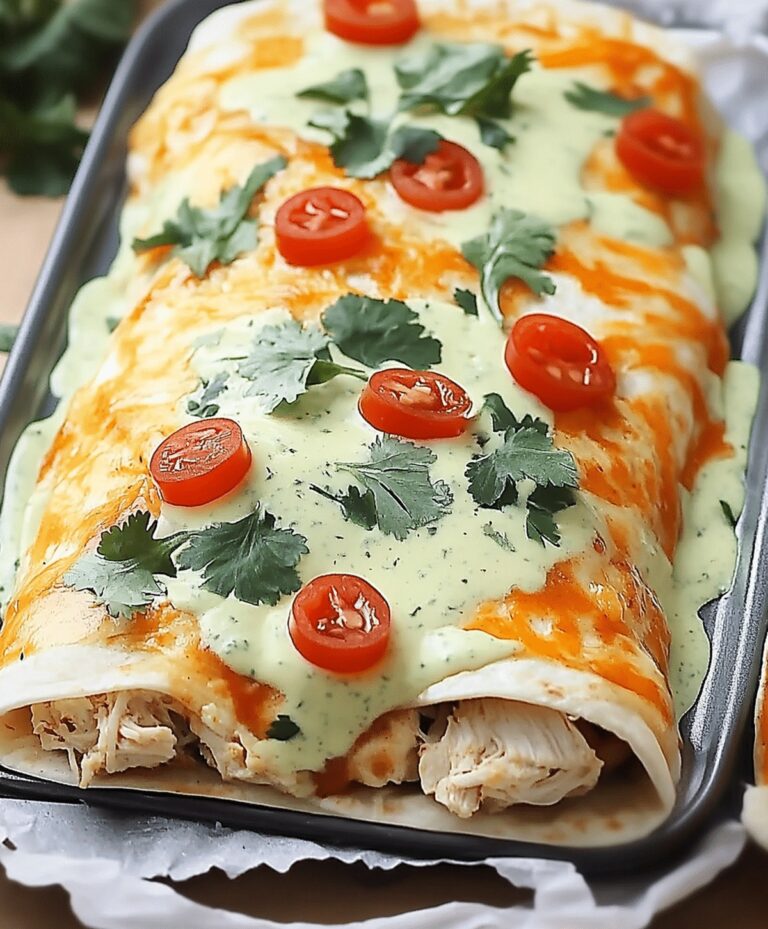 Cheesy Baked Chicken Burritos Recipe