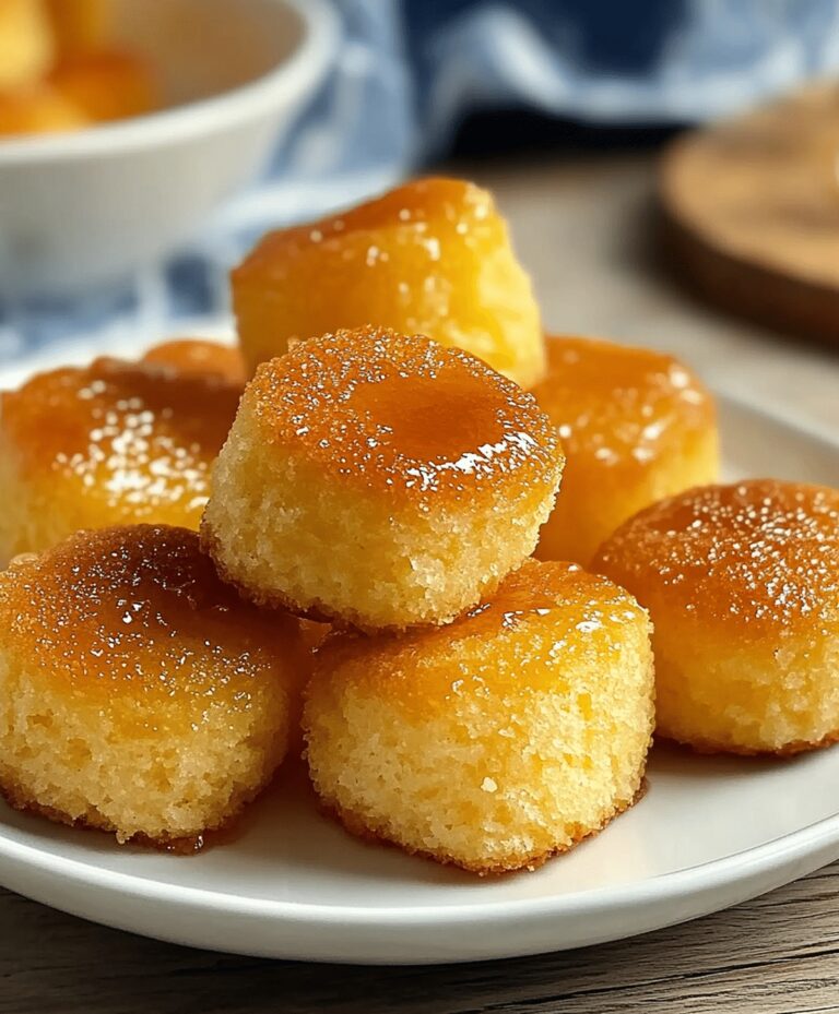 Crispy Southern-Style Honey Butter Cornbread Poppers Recipe