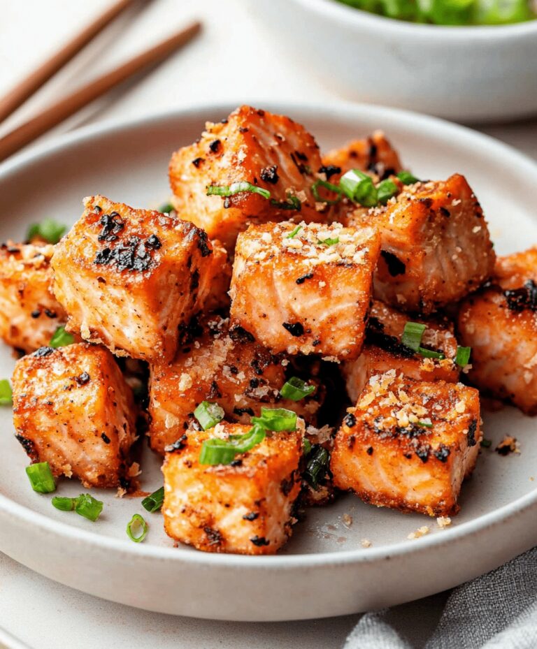 Zesty Spicy Salmon Bites Recipe