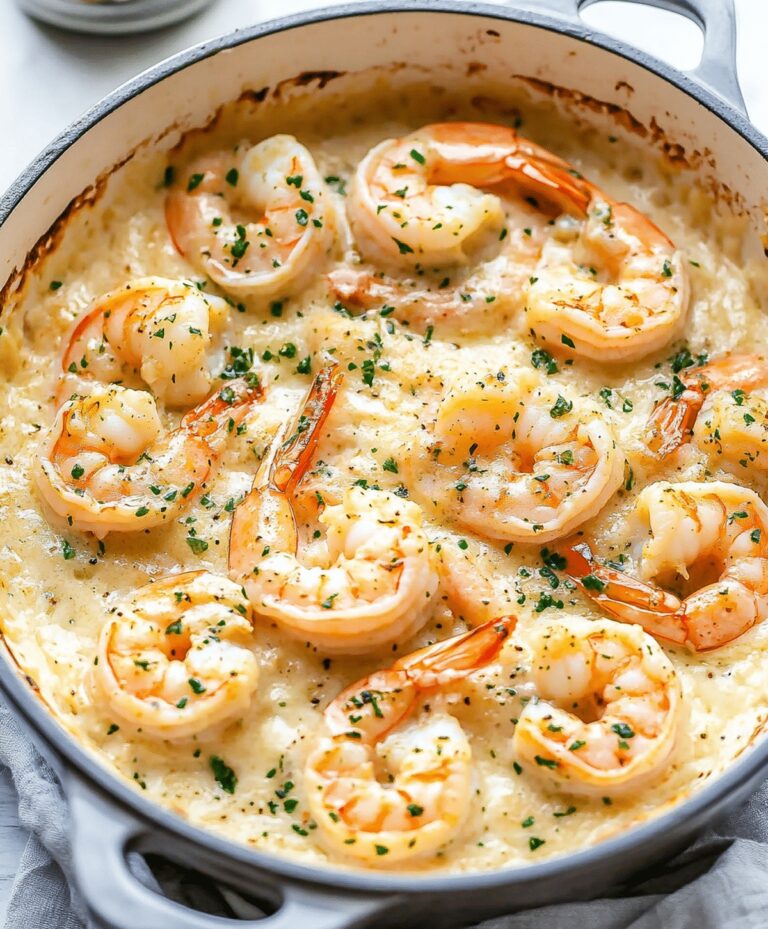 Delicious Garlic Shrimp Gratin Recipe