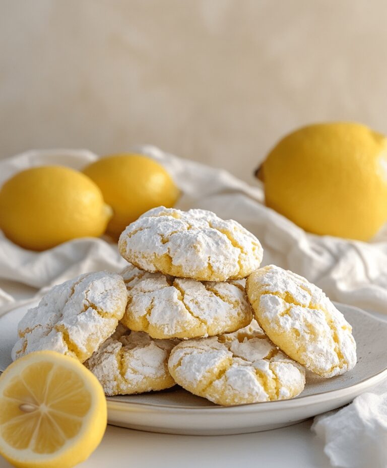 Best Lemon Crinkle Cookies Recipe