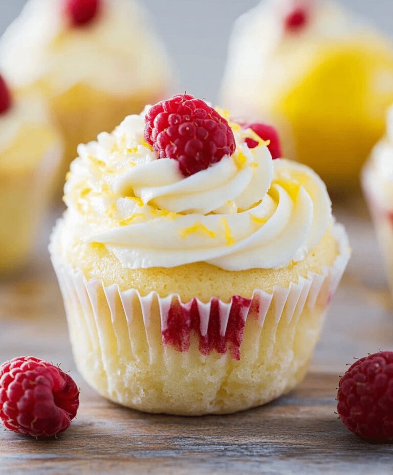 Best Raspberry Lemon Burst Cupcakes Recipe
