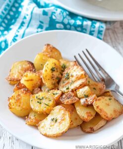 Oven Fried Potatoes & Onions Recipe