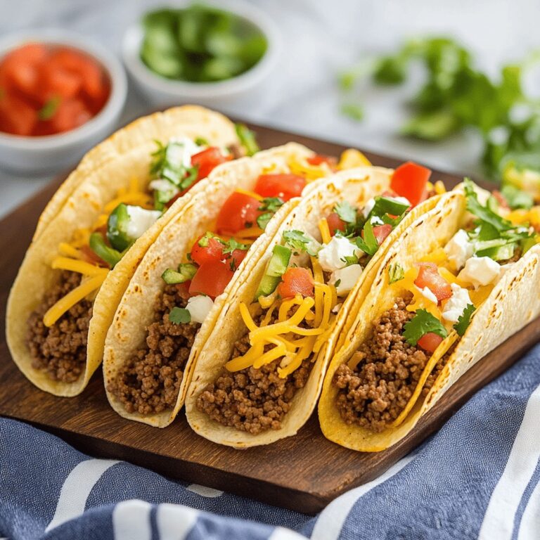 Quick Ground Beef Tacos Recipe