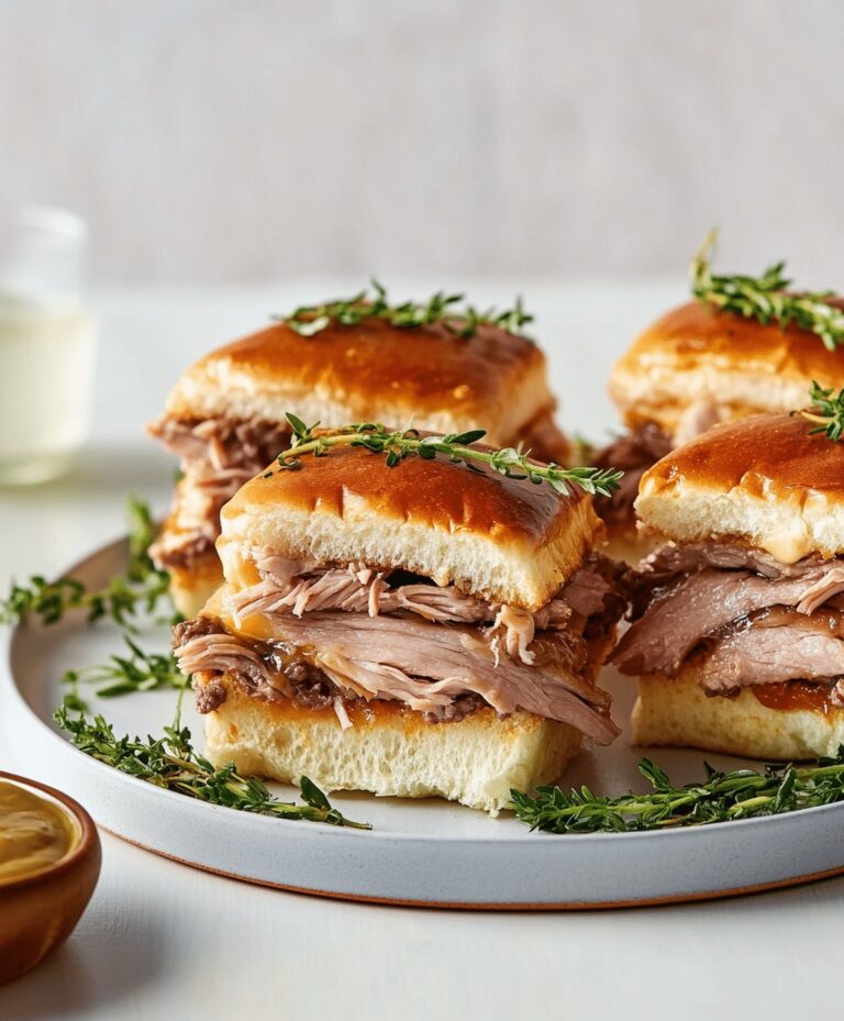 French Dip Sliders Recipe