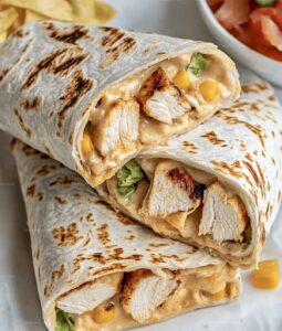 Delicious Chipotle Ranch Grilled Chicken Burrito Recipe