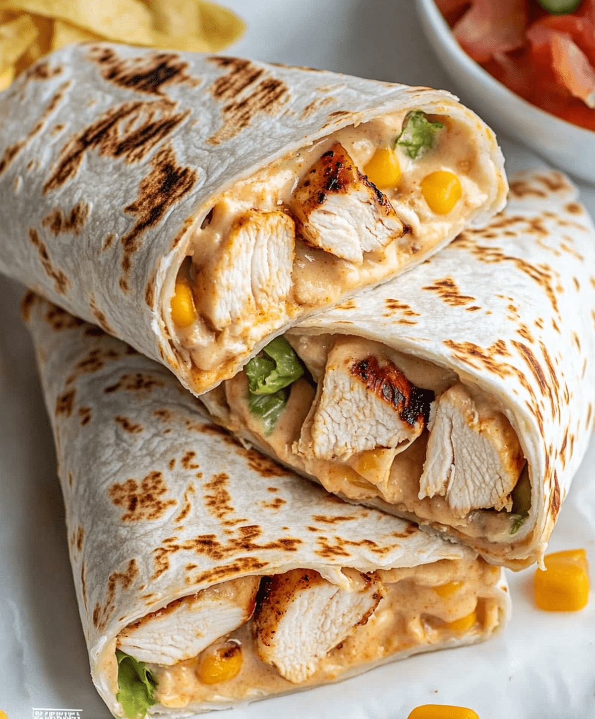 Delicious Chipotle Ranch Grilled Chicken Burrito Recipe