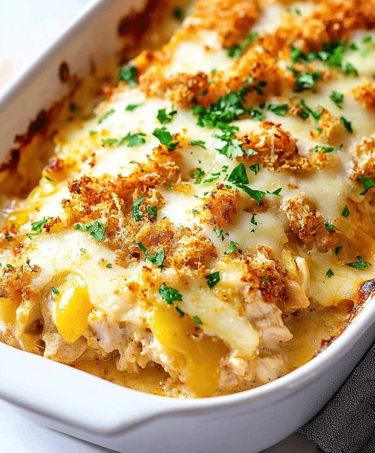Cheesy Swiss Chicken Casserole Recipe