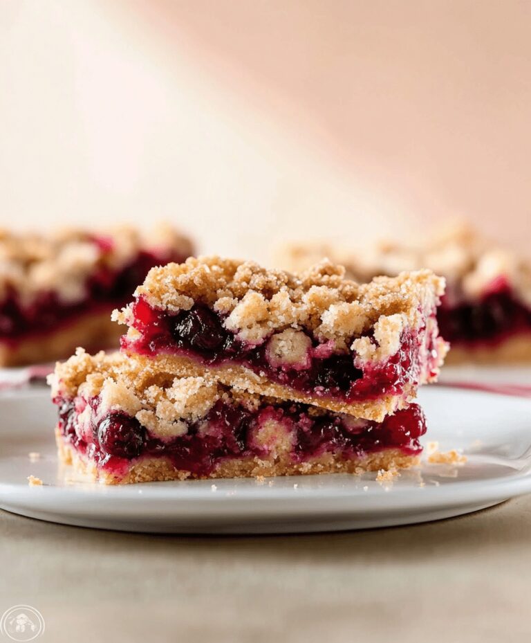 Perfect Cranberry Crumble Pie Bars Recipe