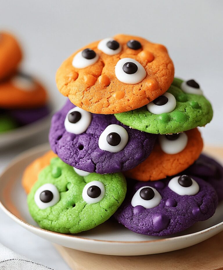 Halloween Monster Cookies Recipe