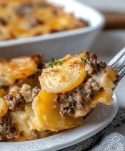 Best Hamburger Potato Casserole Recipe