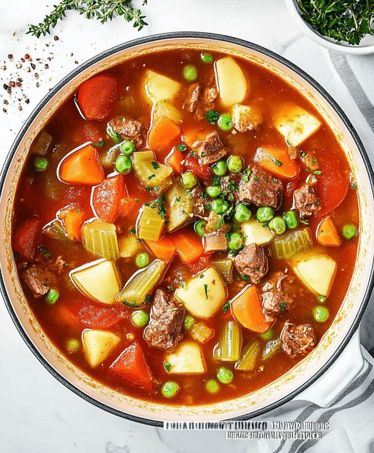 Vegetable Beef Soup Recipe