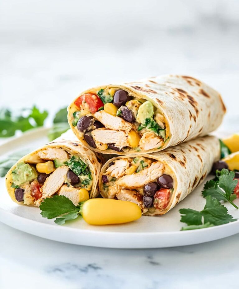 Quick Southwest Chicken Wrap Recipe