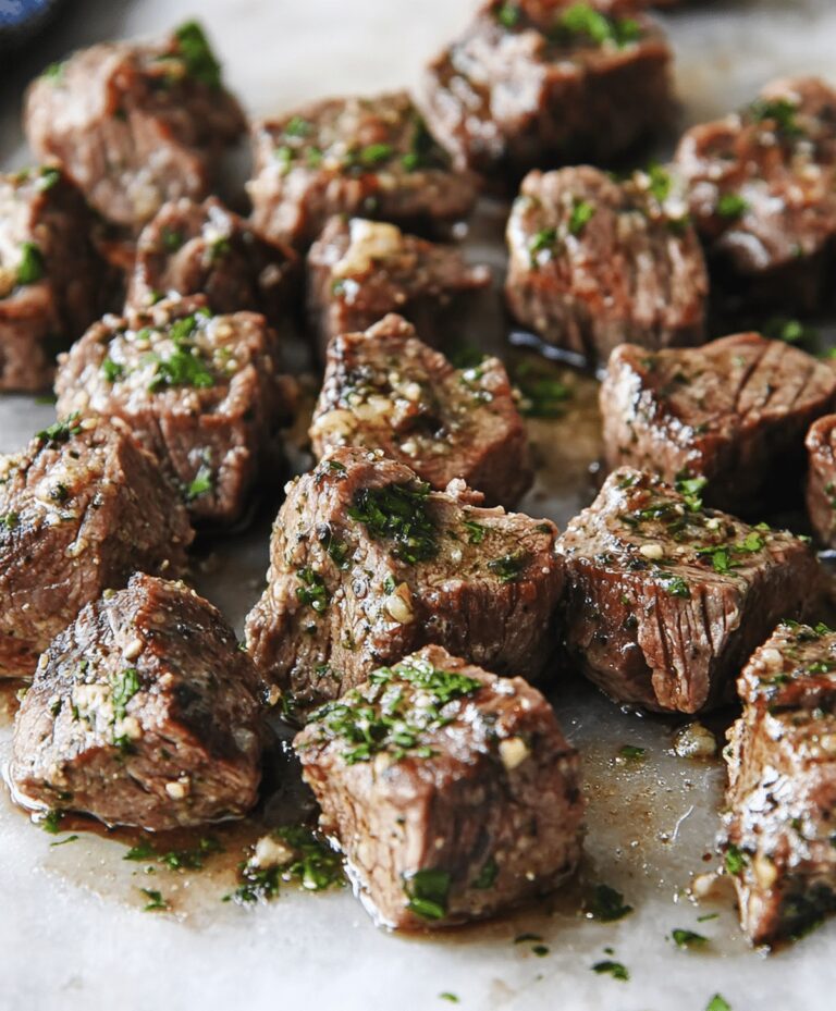 Quick Garlic Butter Steak Bites Recipe
