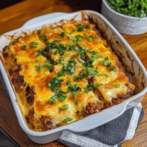 Ultimate Loaded Meatloaf Casserole Recipe
