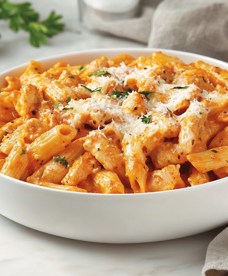 Creamy Chicken Parmesan Pasta Recipe